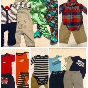23 piece 6 month boy bundle lot of clothes